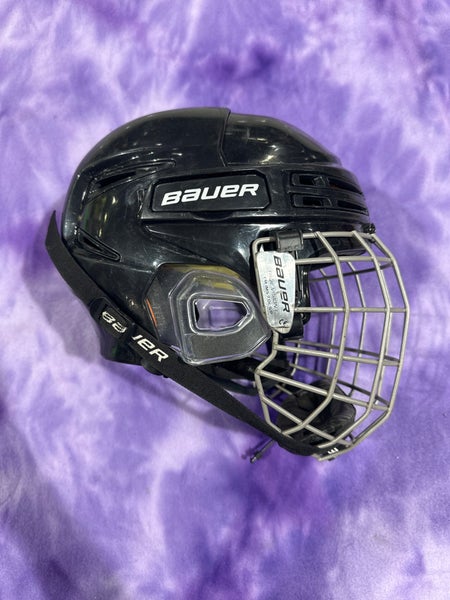 Black Small Bauer Re-Akt 75 Helmet (Used)