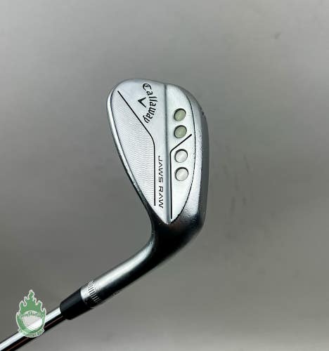 Right Handed Callaway Jaws Raw S Grind Chrome Wedge 56*-10 X Stiff Steel Golf