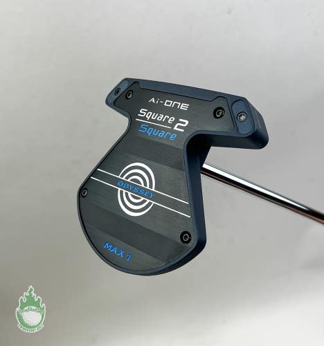 Right Handed Odyssey Ai-ONE Square 2 Square Max 1 35" Putter Steel Golf Club