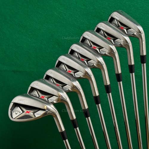 Callaway X Hot Pro 4-AW Iron Set Rifle Stepless Steel Regular