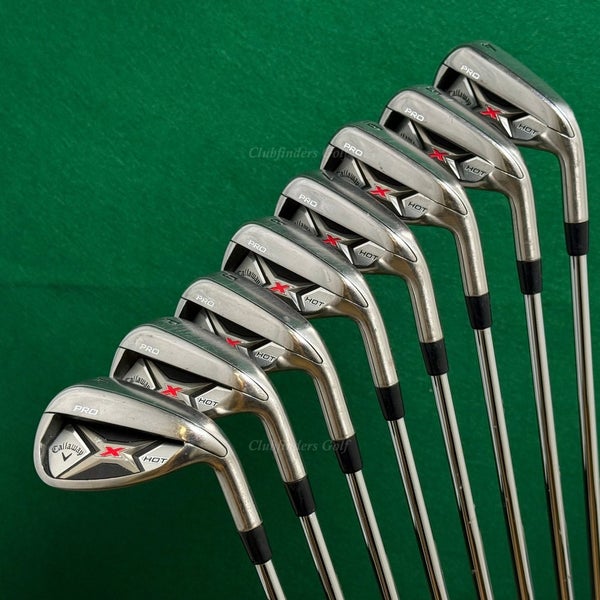 Callaway X Hot Pro 4-AW Iron Set Rifle Stepless Steel Regular