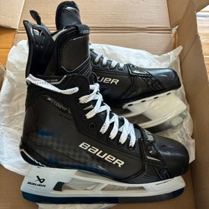 2024 New Bauer Supreme SHADOW Hockey Skates, Custom, Senior,  7.5, Fit 2 (With Blades)