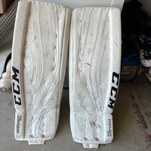 33+1 Used  CCM  Premier R1.9 Goalie Leg Pads