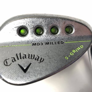 Callaway MD3 Milled Chrome S-Grind Lob Wedge 60* 9 S-Grind TT DG Steel Mens RH