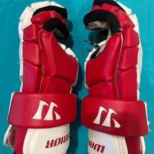 Red Warrior Hypno III Lacrosse Gloves 13" (Used)