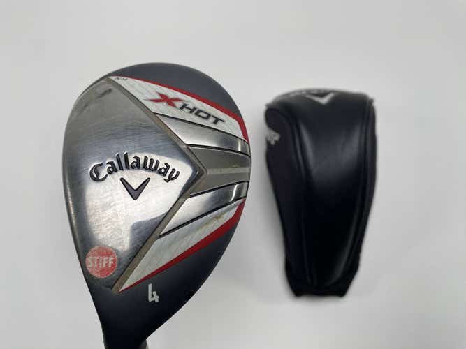 Callaway X Hot 19 4 Hybrid 22* 60g Stiff Graphite Mens LH HC