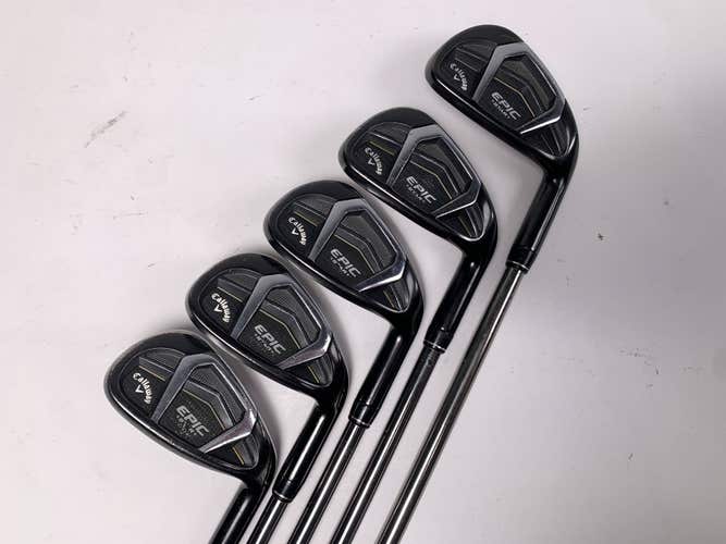 Callaway EPIC Star Iron Set 7-PW+GW Grand Bassara 55g Senior Graphite Mens RH
