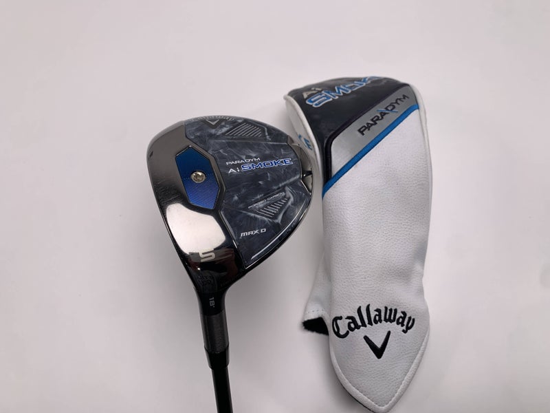 Callaway Paradym Ai Smoke Max D 5 Fairway 18* Cypher Fifty 5.5 50g Regular LH HC