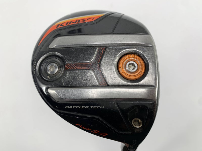 Cobra KING F7 3-4 Fairway Wood 15.5* Fujikura Pro 65g Regular Graphite Mens RH