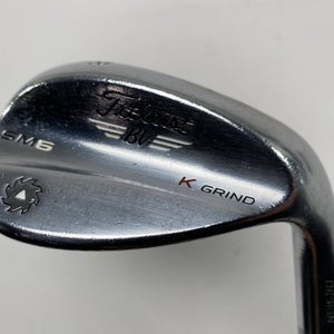Titleist Vokey SM6 Tour Chrome Wedge 58* 12 Bounce K-Grind Wedge Steel Mens RH
