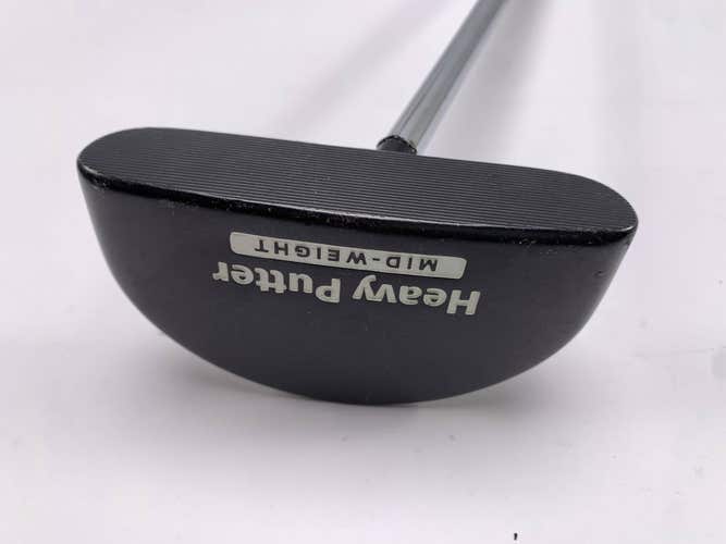Heavy Putter H1 Mid Weight Black Putter 36" Mens RH