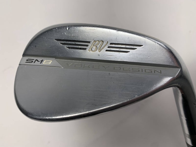 Titleist Vokey SM8 Tour Chrome Wedge 56* 14 Bounce F-Grind Wedge Steel Mens RH