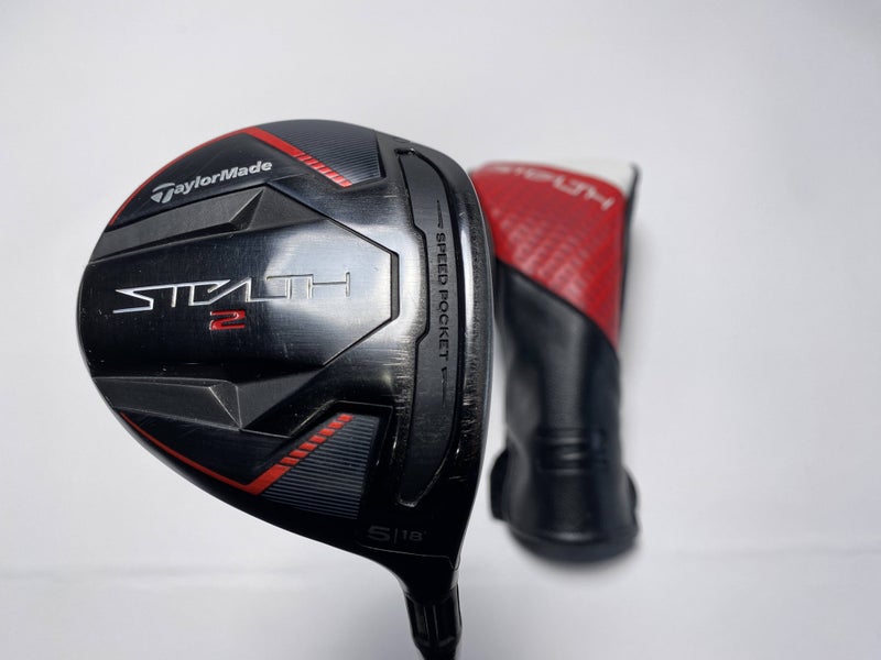 TaylorMade Stealth 2 5 Fairway Wood 18* Graphite Design Tour AD 75g Stiff RH HC