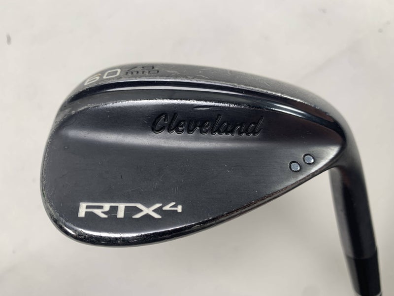 Cleveland RTX 4 Black Satin Wedge 60* 9  Dynamic Gold S400 Tour Issue Wedge RH