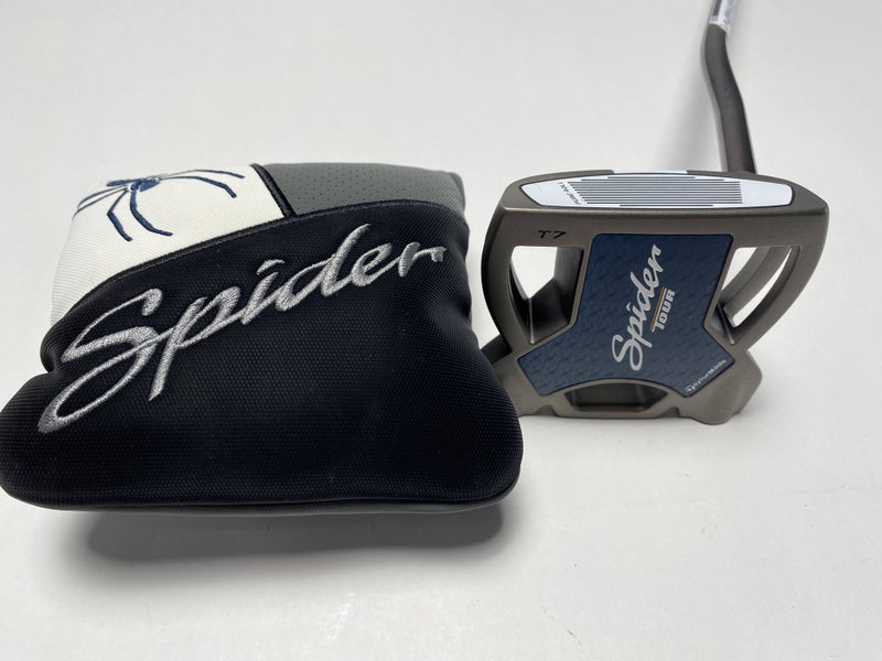 TaylorMade Spider Tour Double Bend Navy Putter 34" Superstroke RH W/HC NEW