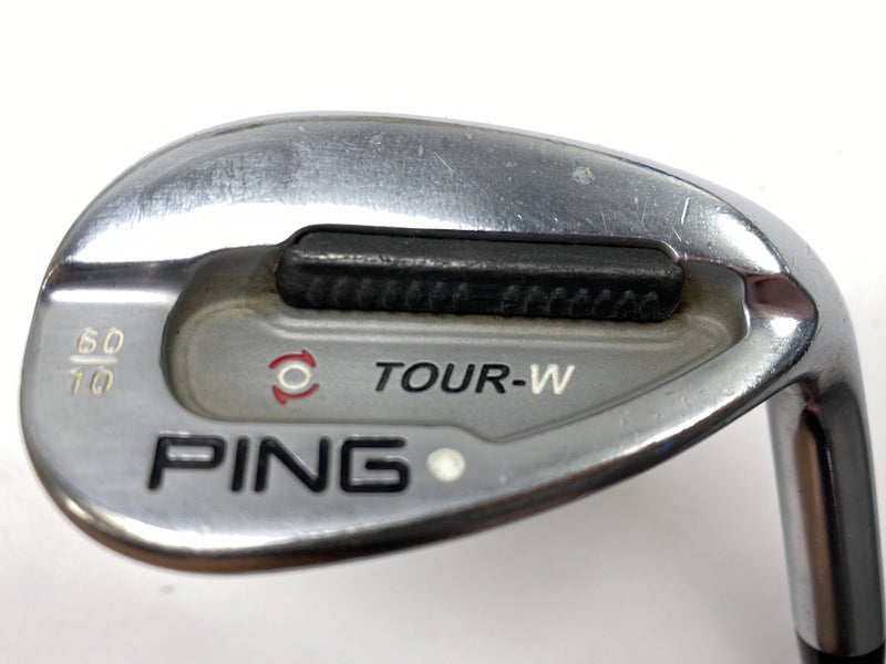 Ping Tour-W Brushed Silver Lob Wedge LW 60* 10 Bounce White Dot 3* Up Wedge RH