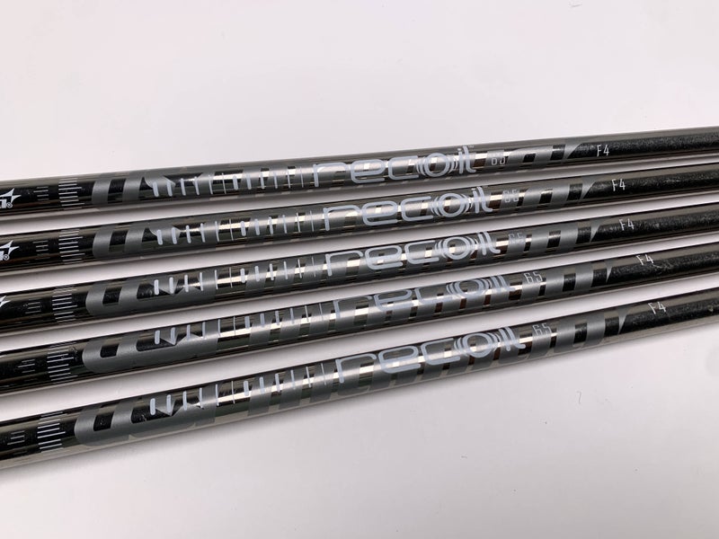 UST Mamiya Recoil 65 F4 65g Stiff Graphite Iron Set Shafts 35''-37''- Pull 0.355