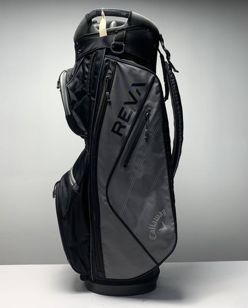Callaway Reva Lite Cart Bag Gray Black 14-Way Divide Strap Women's Golf Bag