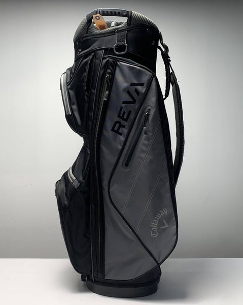 Callaway Reva Lite Cart Bag Gray Black 14-Way Divide Strap Women's Golf Bag