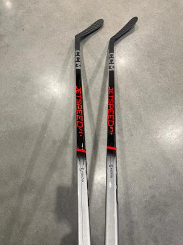 Senior CCM Jetspeed FT+ Hockey Stick Right Handed P28 Pro Stock - 2 Pack (New)