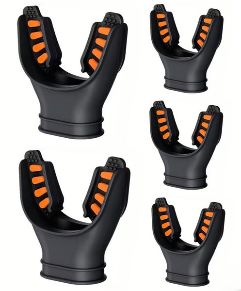 5x Orange Mouthpiece Lot Scuba Diving, Snorkel 2nd Stage Regulator   USA   #5554