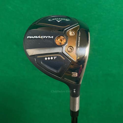 Callaway Paradym TD T 14 Fairway 3 Wood HZRDUS Black 6.5 80g Extra Stiff w/HC