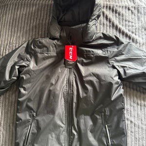 Black Boys Large CCM Jacket (New)