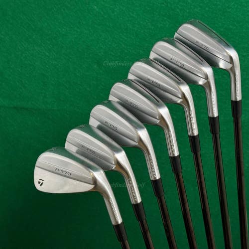 TayorMade P-770 Forged 2024 4-PW Iron Set KBS Tour Black Steel Stiff