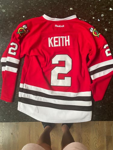 Duncan Keith 2015 Stanley Cup Champions Jersey