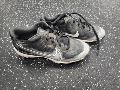 Used Nike NIKE DIAMOND BB/SB Cleats Black Junior 03.5 11849-S000026050