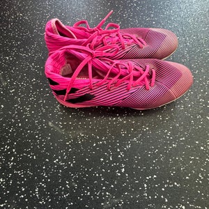 Used Adidas Soccer Indoor Shoes Pink Senior 9.5 11849-S000029058