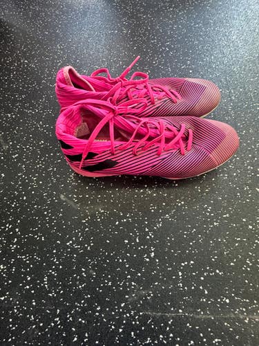 Used Adidas Soccer Indoor Shoes Pink Senior 9.5 11849-S000029058
