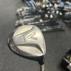 Used Taylormade V STEEL Mens Fairway Wood RH 3 Wood 11849-S000028006