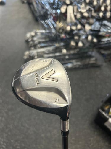 Used Taylormade V STEEL Mens Fairway Wood RH 3 Wood 11849-S000028006