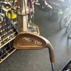 Used Ping EYE 2 COPPER BLUE Mens Individual Iron RH 3 Iron 11849-S000028060