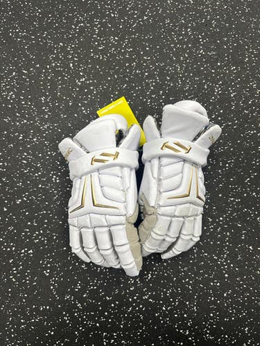 Used True DYNAMIC Lacrosse Gloves Mens White 13" 11849-S000025893