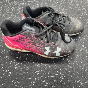 Used Under Armour LEADLOFF JR BB/SB Cleats Black Youth 13.0 11849-S000027738