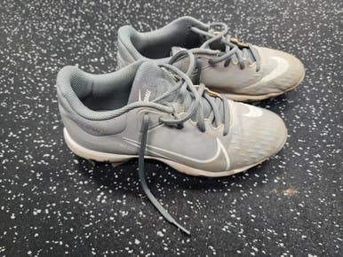 Used Nike HYPER DIAMOND 4 BB/SB Cleats Grey Senior 7.5 11849-S000027741