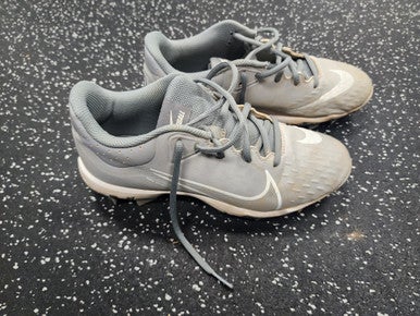 Used Nike HYPER DIAMOND 4 BB/SB Cleats Grey Senior 7.5 11849-S000027741