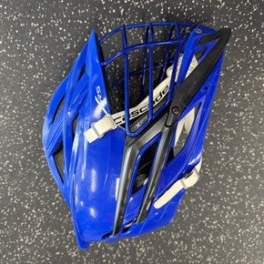 Used Cascade XRS Lacrosse Helmet Royal Blue One Size 11849-S000028329