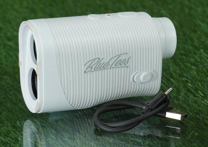 BLUE TEES GOLF SERIES 3 MAX+ PLUS RANGEFINDER GOLF  USB RECHARGEABLE WHITE