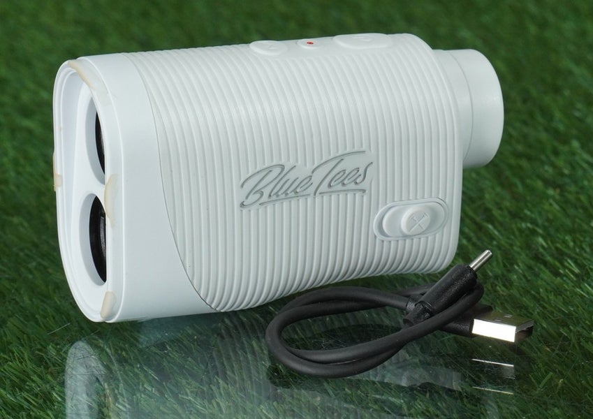 BLUE TEES GOLF SERIES 3 MAX+ PLUS RANGEFINDER GOLF  USB RECHARGEABLE WHITE