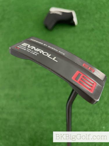 Evnroll ER2 Black 34 Putter w Headcover