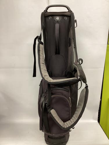 Used Taylormade 4 SLOT STAND BAG Mens Stand Bag Black 11851-S000034506