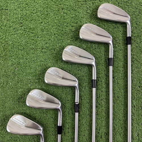 Cobra 2022 King Forged Tec Iron Set 5-PW KBS C-Taper Stiff Flex Right Handed