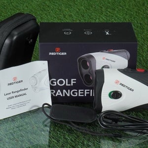 RED TIGER GOLF VUE SERIES 1 RANGEFINDER RANGE FINDER YARDAGE, WHITE ~ NEW IN BOX