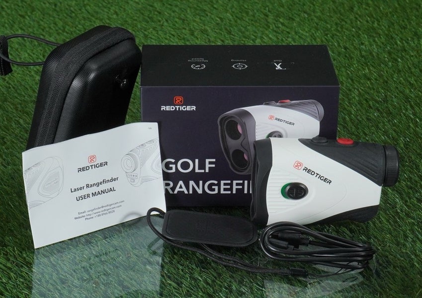 RED TIGER GOLF VUE SERIES 1 RANGEFINDER RANGE FINDER YARDAGE, WHITE ~ NEW IN BOX