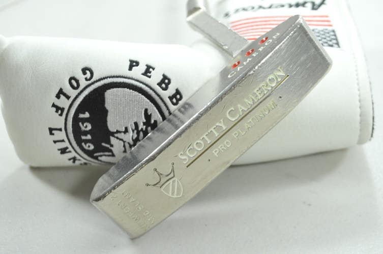 Titleist 1999 Scotty Cameron Pro Platinum Newport 2 Mid Slant 35" Putter #194487