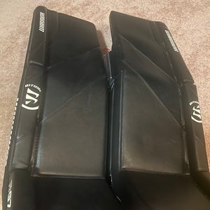 Warrior ice hockey goalie pads