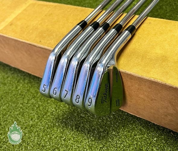 RH Titleist 718 MB Forged Irons 5-9 AMT Tour White X100 X-Stiff Steel Golf Set